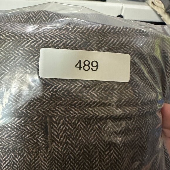 East 5th Womens 4 Brown Herringbone Secretly Slender Slim Fit Pants Office Wear - Picture 13 of 13